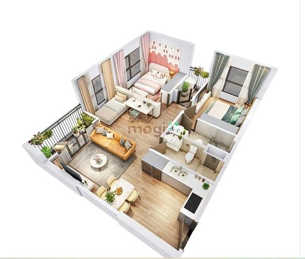 Hình ảnh 🔥 BÁN GẤP CĂN HỘ 2N+ – 64m² Vinhomes Smart City, Tòa SA1