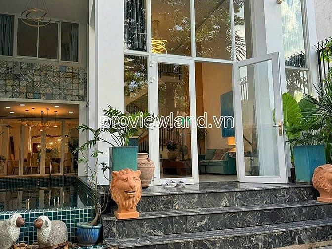 Hình ảnh Cho thuê biệt thự Thảo Điền, DTSD 550m2, 3 tầng, 5PN, 1 phòng office