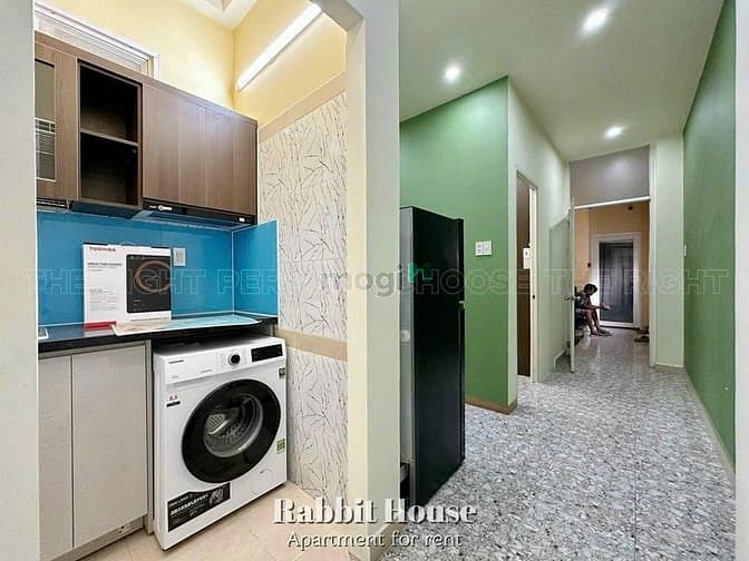 Hình ảnh CHDV studio tách bếp rộng 48m^2 full toàn bộ nội thất máy giặt riêng