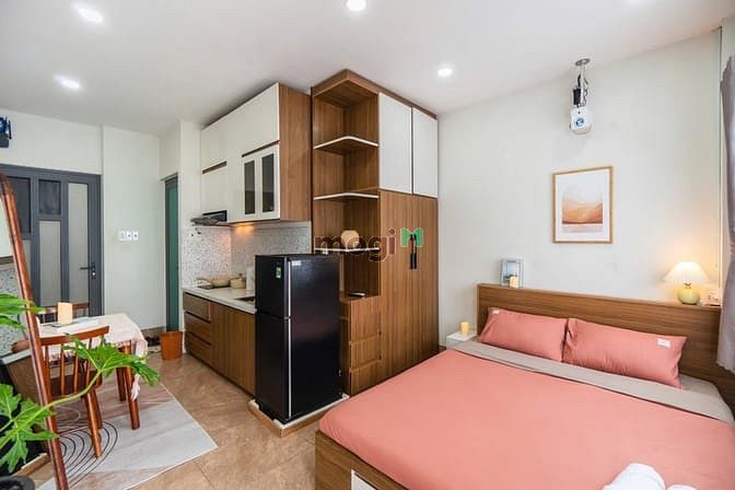 Hình ảnh Mb6623 nạp rút nhanh chóng studio full nội thất, có ban công, thang máy