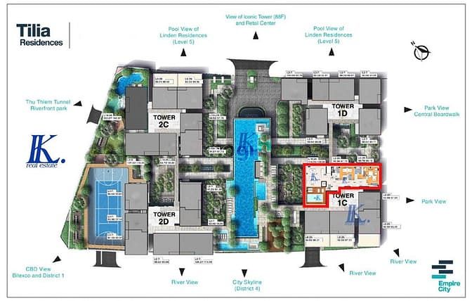 Hình ảnh PENTHOUSE Tilia Empire City Thủ Thiêm 375M2