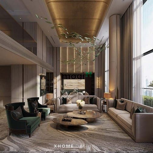 Hình ảnh Cho thuê Penthouse Star Hill, quận 7, dt 450m2 5PN Nội thất cao cấp.