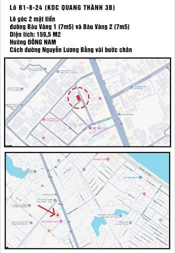 Hình ảnh Bán lô góc KDC Quang Thành 3B trung tâm quận Liên Chiểu