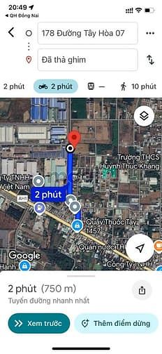 Hình ảnh bán đất nền thổ cư tây hòa trảng bom