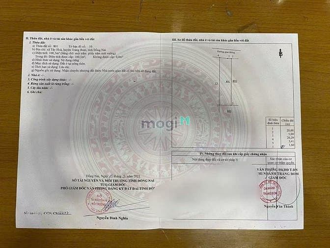 Hình ảnh bán đất thổ cư 100m2 khu nhà kính tây hòa
