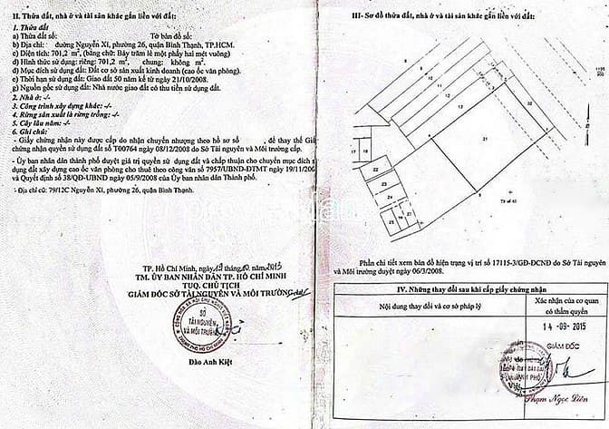 Hình ảnh Bán nhà đất Bình Thạnh, Nguyễn Xí, 24x36m, xd được 2 hầm + 12 tầng