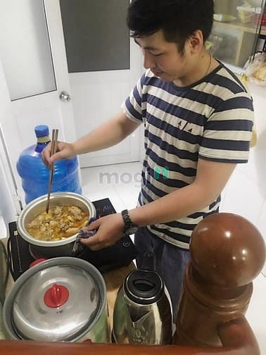 Hình ảnh tìm nam ở ghép phòng máy lạnh quận 1