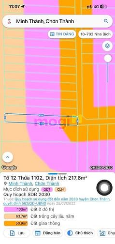 Hình ảnh NGỢP ĐẤT CHƠN THÀNH ĐỐI DIỆN KCN - đường 33- Minh Thành Chơn Thành BP