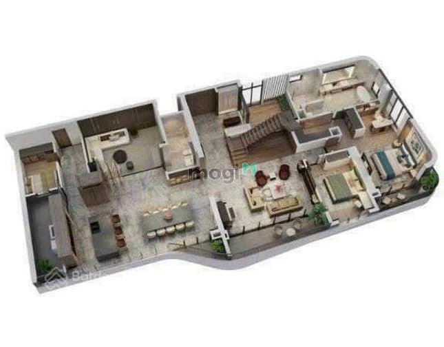Hình ảnh Bán căn Penhouse Han jardin N01T6 Ngoại Giao đoàn  view hồ