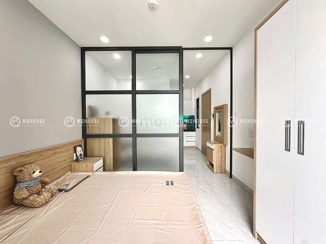 Hình ảnh 1PN tách bếp, full nội thất, máy giặt riêng, bancol riêng ngay ĐH VLU