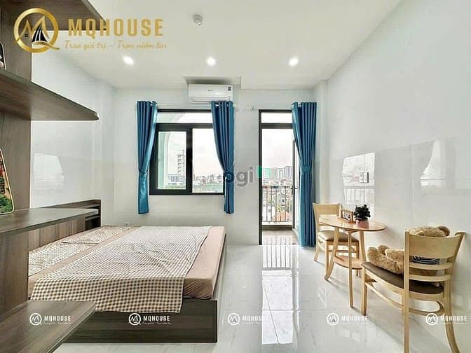 Hình ảnh 1PN tách bếp, full nội thất, máy giặt riêng, bancol riêng ngay ĐH VLU