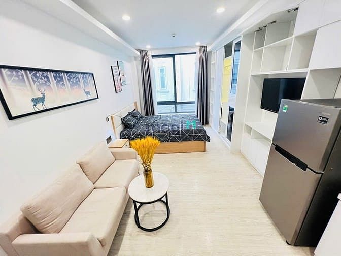 Hình ảnh studio cửa sổ cô giang quận 1 gần chợ bến thành