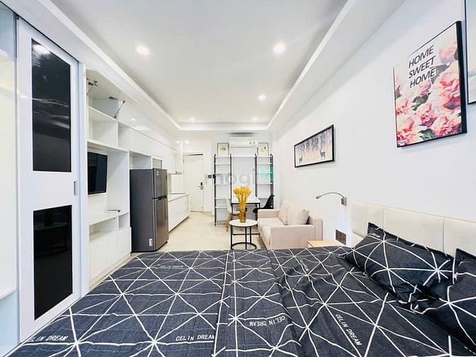 Hình ảnh studio cửa sổ cô giang quận 1 gần chợ bến thành