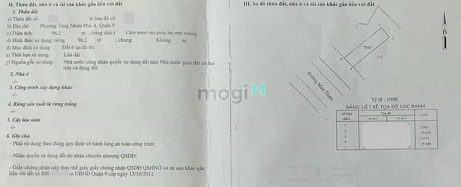 Hình ảnh Lô đất MẶT TIỀN đường Man Thiện, Tăng Nhơn Phú A, 96m2, ngang 5 14 tyx