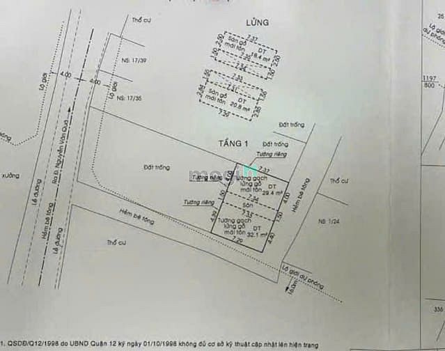 Hình ảnh Cần Tiền Gấp Bán Lô Đất Đẹp Vuông Vắn 2 mặt tiền, 74m2 giá 4tỷ