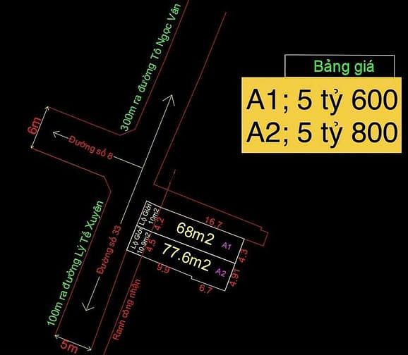 Hình ảnh Cần bán 2 lô đất liền kề mặt tiền đường 33, Phường Linh Đông, Thủ Đức