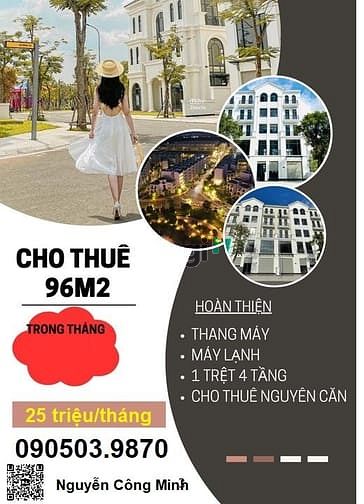 Hình ảnh Cho thuê nhà nguyên căn 96m²–Giá hấp dẫn chỉ 25 triệu/th, có thang máy
