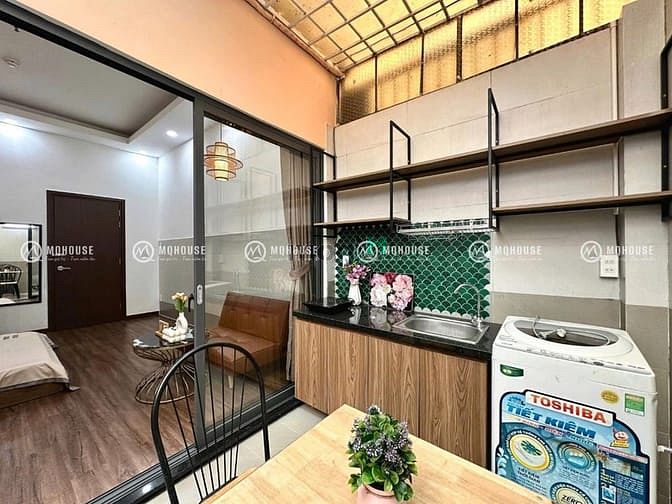 Hình ảnh 1PN tách bếp full nội thất ngay aeon mall tân phú