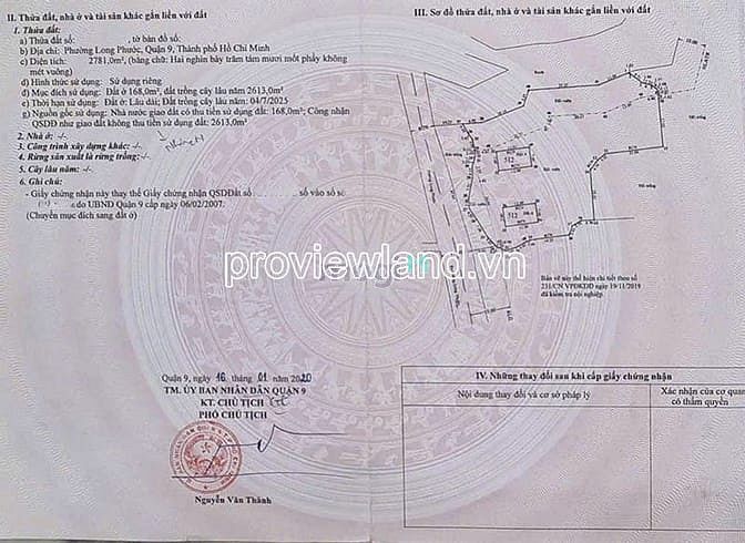 Hình ảnh Bán đất Phường Long Phước, Q9, 6777m2 đất, thổ cư 168m2, sổ hồng