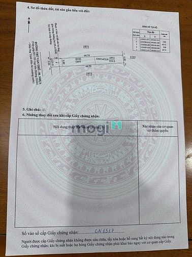 Hình ảnh Đất nền trừ Văn Thố - Bàu Bàng - Bình Dương
