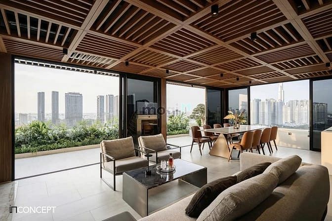 Hình ảnh PENTHOUSE THE CREST_Sân Vườn_Đầu Hồi View Sông SG