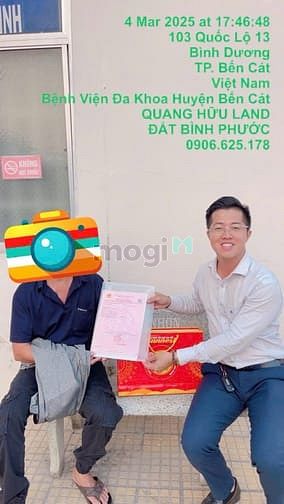 Hình ảnh CẦN BÁN ĐẤT GIẢM 60% - 2 lô Liền kề phường Minh Long thị xã Chơn Thành
