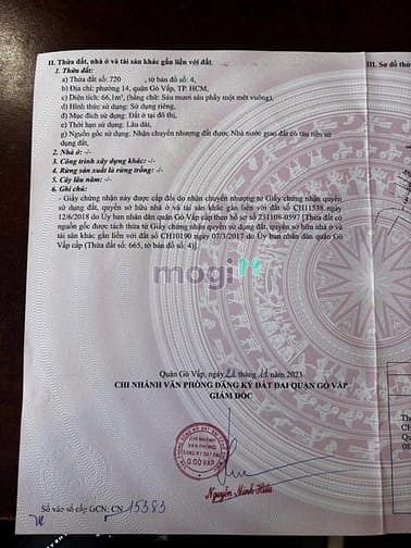 Hình ảnh Bán lô đất mặt tiền trường HUỲNH VĂN NGHỆ (4x17) 237/ Phạm Văn Chiêu
