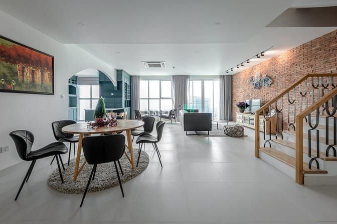 Hình ảnh Duplex Penthouse Sadora Sala 175m2 3pn 3wc view đẹp thiết kế hiện đại