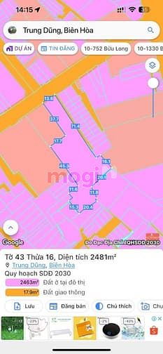 Hình ảnh Siêu phẩm đất nền trung tâm Biên Hòa gần 2500m2 đất mặt tiền VT6!