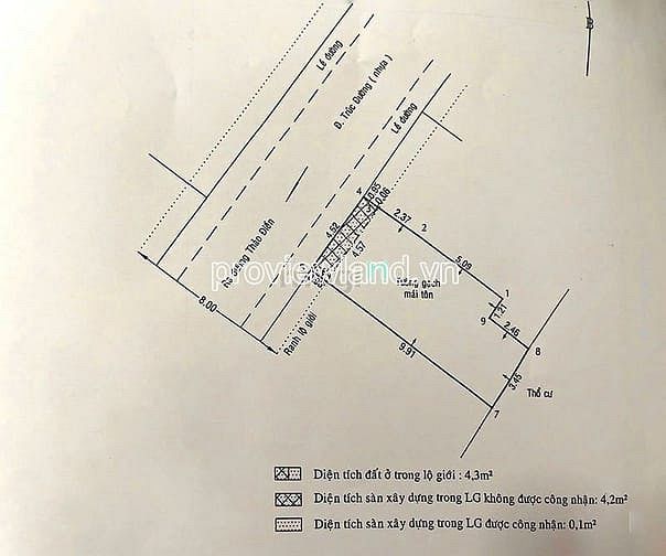 Hình ảnh Bán lô đất đường Trúc Đường - Khu Làng Báo Chí, Thảo Điền, 4.5x10,8m