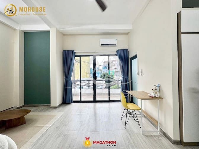 Hình ảnh 🌿 CĂN HỘ 1PN BALCON VIEW CỰC CHILL – Cầu Thị Nghè_Huỳnh Mẫn Đạt_BT 🌿