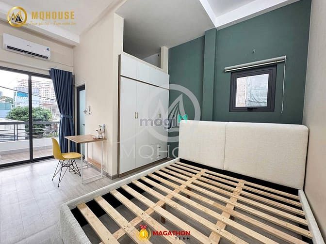 Hình ảnh 🌿 CĂN HỘ 1PN BALCON VIEW CỰC CHILL – Cầu Thị Nghè_Huỳnh Mẫn Đạt_BT 🌿