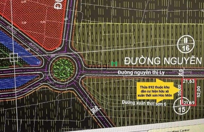 Hình ảnh Đất shr xây dựng ngay mt xts6 gần vành đai3!!!
