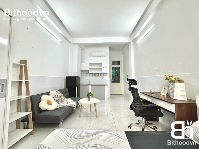 Hình ảnh cho thuê studio bancol - đầy đủ nội thất đường Ung văn khiêm