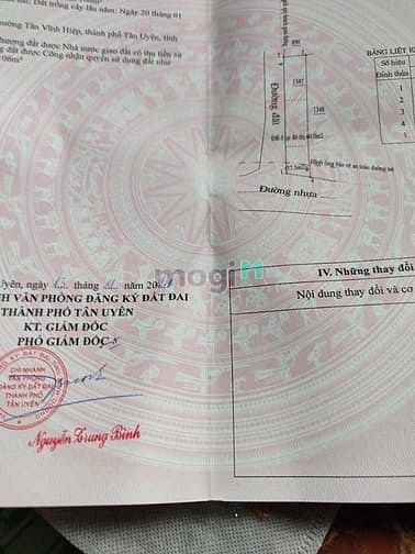 Hình ảnh Đất 2 mặt tiền gần kcn visip 2