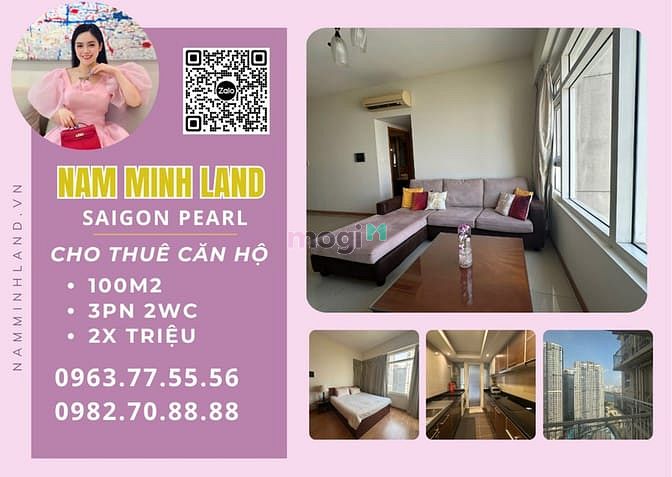 Hình ảnh Hải Yến -CHO THUÊ Trang Chủ MB66.COM / Đăng Ký Tặng 66K 3PN SAIGON PEARL- Tầng cao, view thành phố