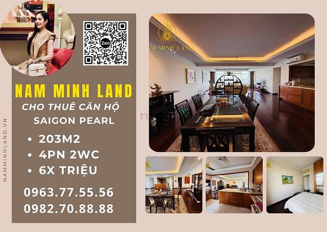 Hình ảnh HẢI YẾN - Cho thuê Trang Chủ MB66.COM / Đăng Ký Tặng 66K 4PN Saigon Pearl - Tầng thấp, view sông