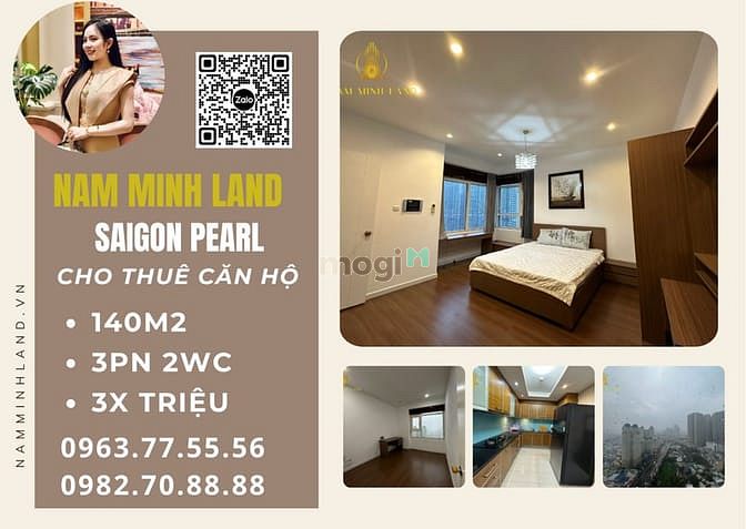 Hình ảnh HẢI YẾN - Cho thuê Trang Chủ MB66.COM / Đăng Ký Tặng 66K 3PN Saigon Pearl - Tầng cao, thành phố