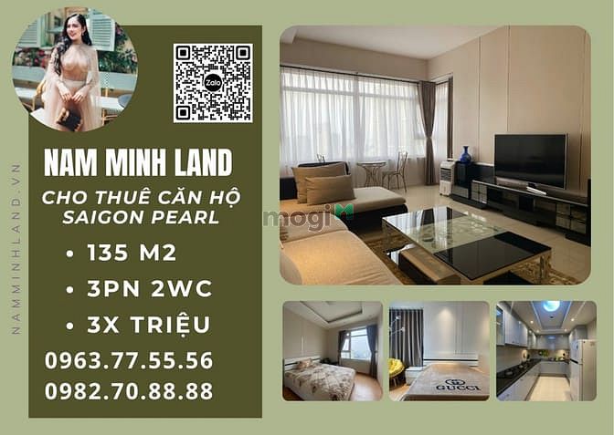 Hình ảnh HẢI YẾN - Cho thuê Trang Chủ MB66.COM / Đăng Ký Tặng 66K 3PN Saigon Pearl - Nội thất hiện đại