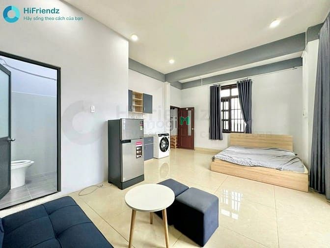 Hình ảnh Studio ban công full nội thất ngay Phạm Văn Đồng, đh Cảnh sát nhân