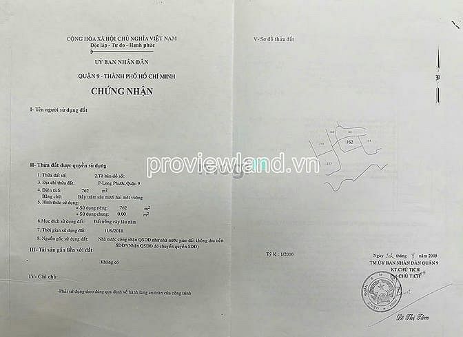 Hình ảnh Bán đất tại Long Phước Thủ Đức, DT 7070m2, thổ cư 200m2, mt đường 10m