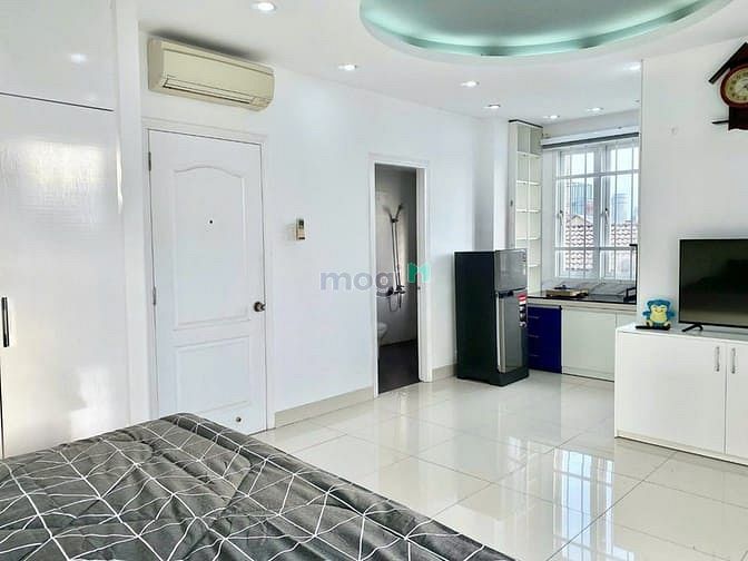 Hình ảnh Studio 40m2 đầy đủ nội thất gần đại học Hutech Bùi quận Bình Thạnh