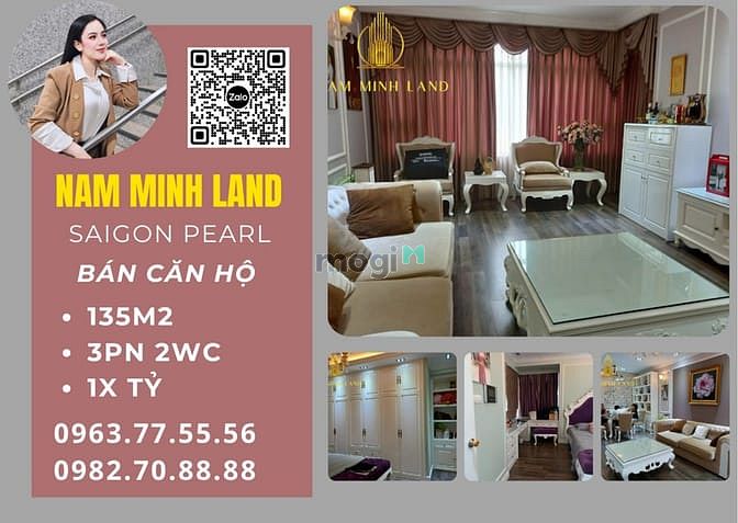 Hình ảnh HẢI YẾN - BÁN CH 3PN SAIGON PEARL tháp SAPPHIRE, view thành phố