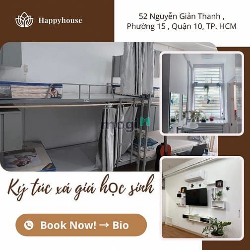 Hình ảnh Ký Túc Xá - Quận 10 - Giá Rẻ - Đầy Đủ Tiện Nghi