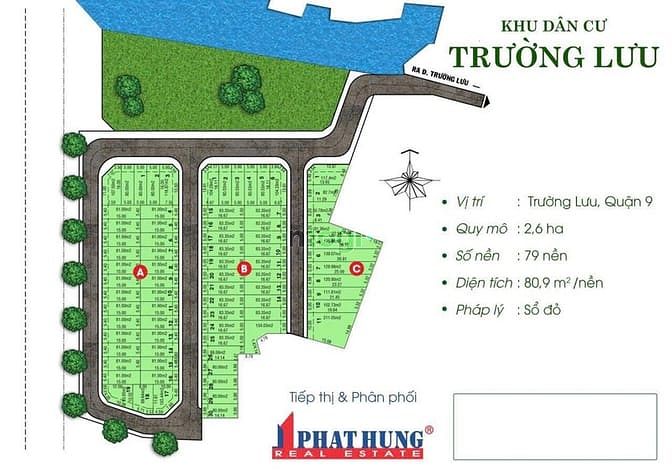 Hình ảnh bán đất khu Vạn Phát Hưng đường Trường Lưu,P Long Trường , Q9 - DT: 81