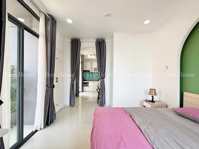 Hình ảnh Chung cư mini 1PN - BAN CÔNG - bảo vệ 24/7 siêu An Ninh, sạch sẽ