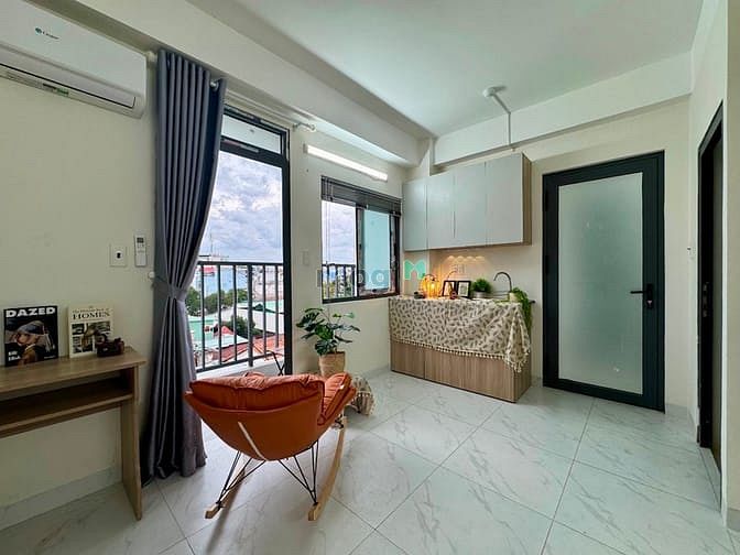 Hình ảnh Studio Full Nội Thất Ban công Ngay Emart