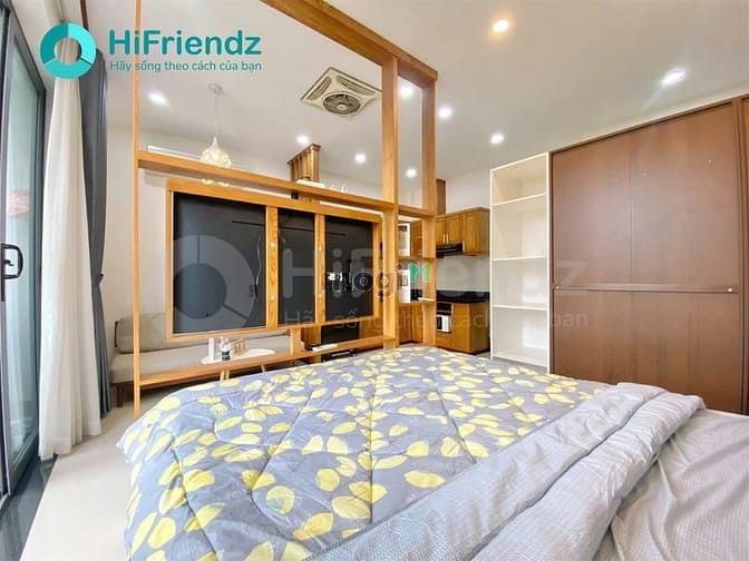 Hình ảnh Cho thuê Trang Chủ MB66.COM / Đăng Ký Tặng 66K 1PN ban công Siêu đẹp. Full nội thất. Kế bên LOTTE ✨✨