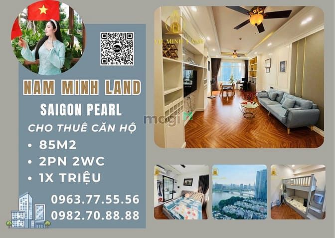 Hình ảnh HẢI YẾN - Cho thuê Trang Chủ MB66.COM / Đăng Ký Tặng 66K 2PN Saigon Pearl- View sông thoáng mát
