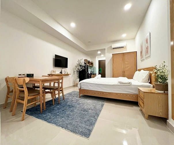 Hình ảnh Chung cư Sky Center, Phổ Quang, TB: 45m2, 1p ngủ, đầy đủ nội thất 11tr